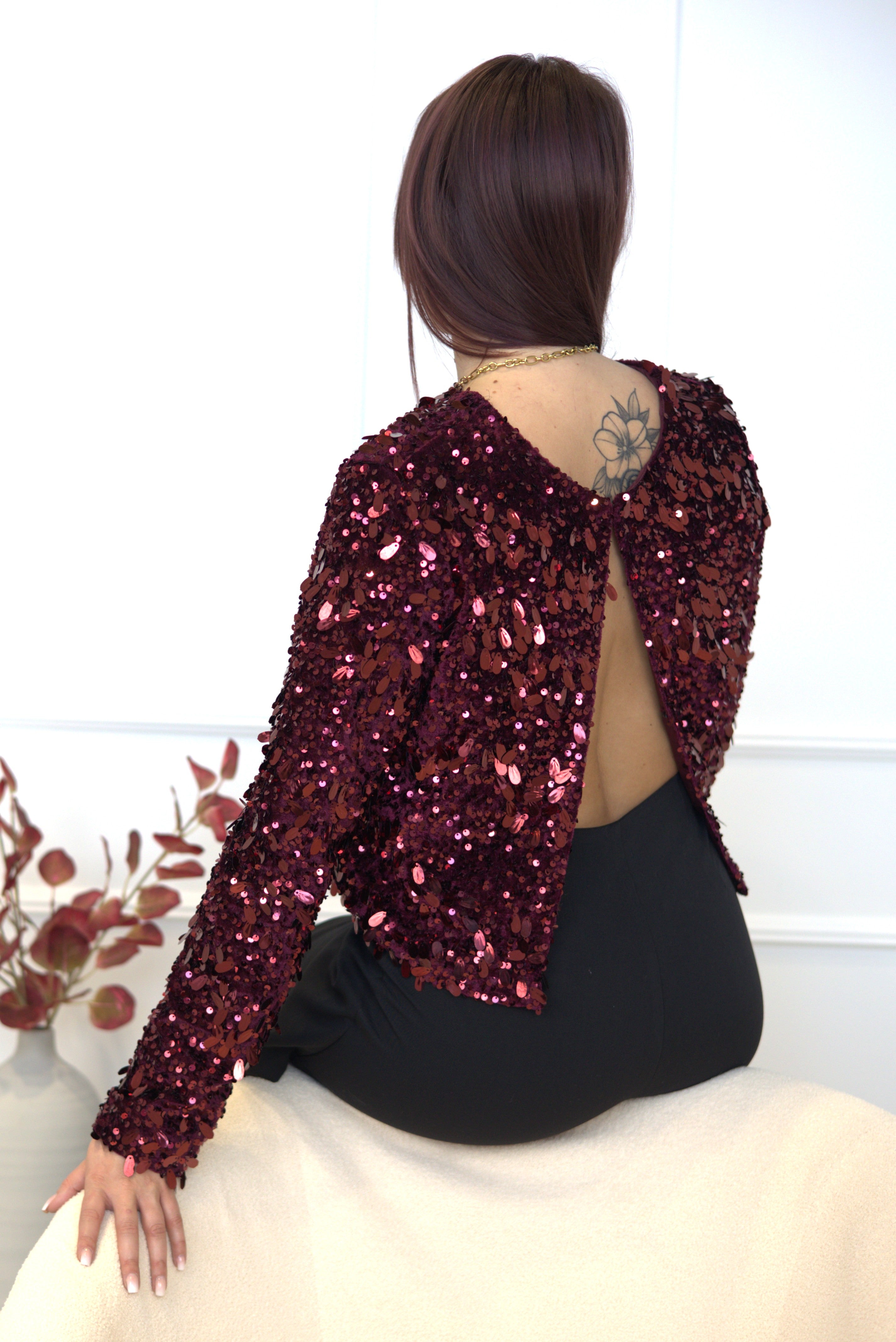 BLOUSE SEQUINS SELIA