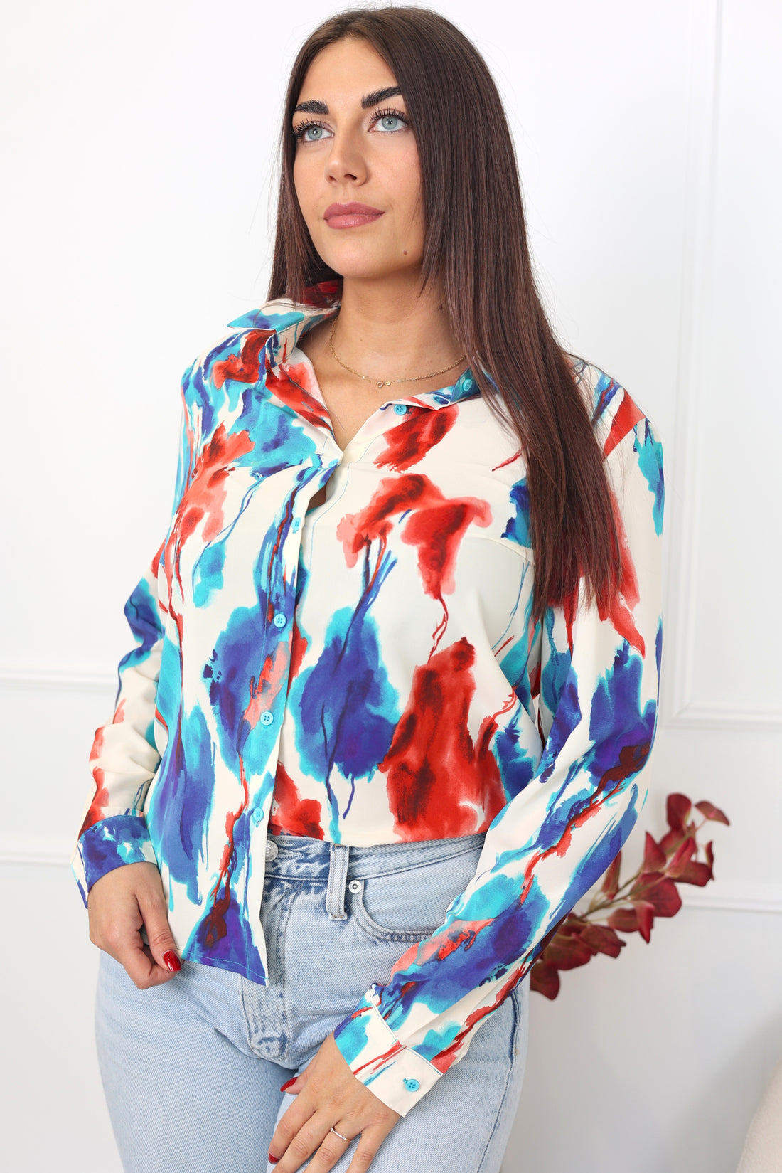 CHEMISE ROSA-BLUE