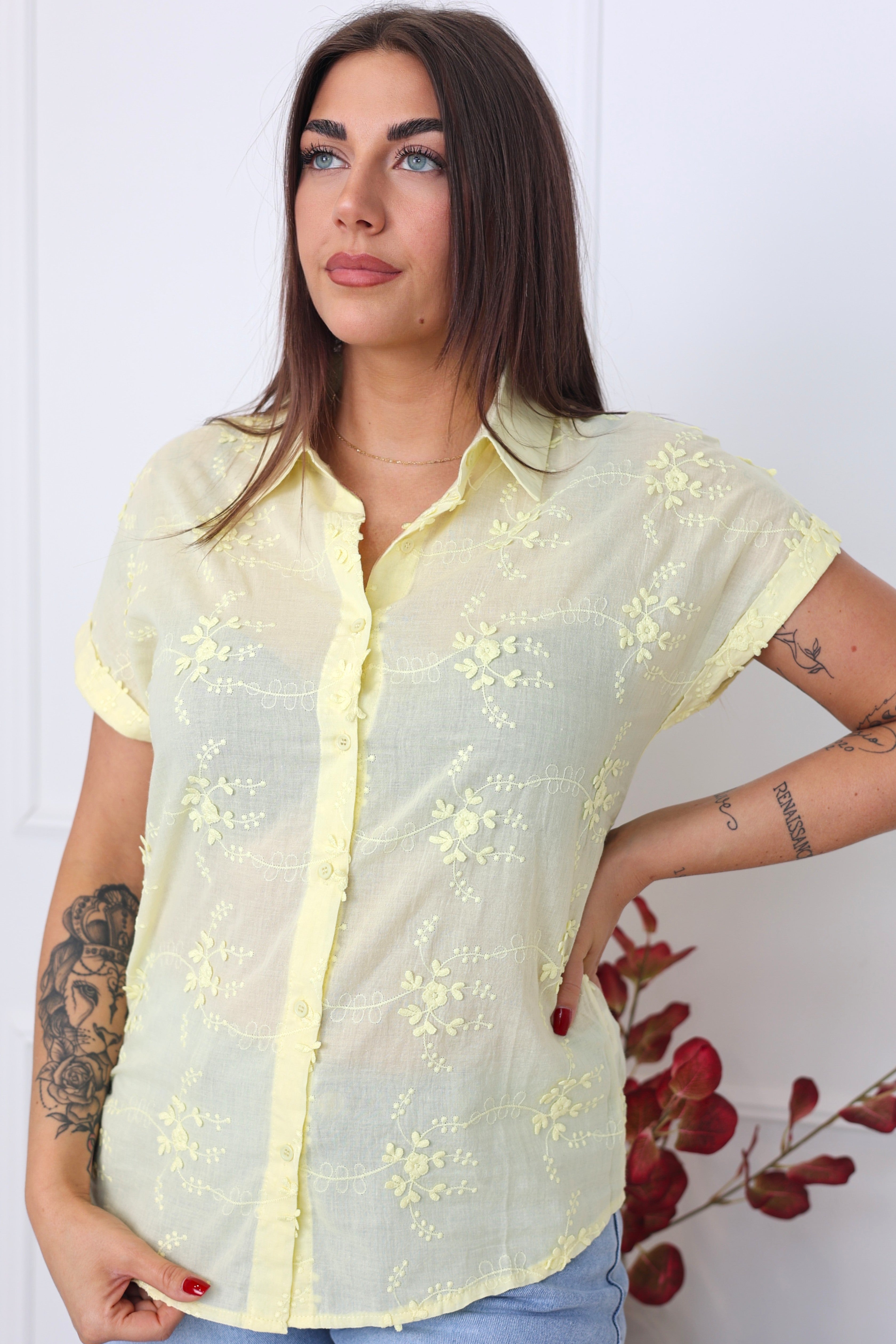 CHEMISE SHORT-SLEEVE RÉANE