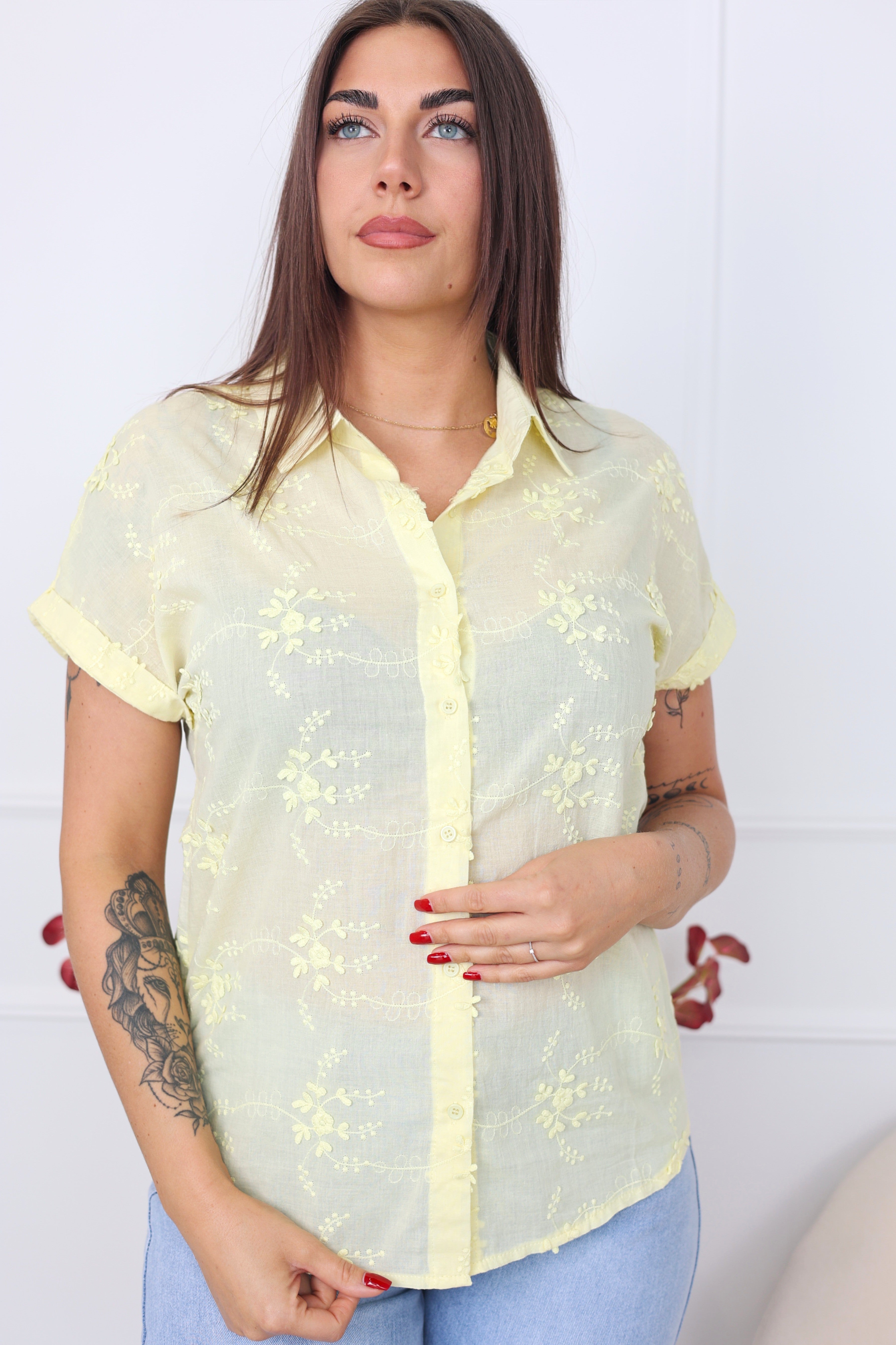 CHEMISE SHORT-SLEEVE RÉANE