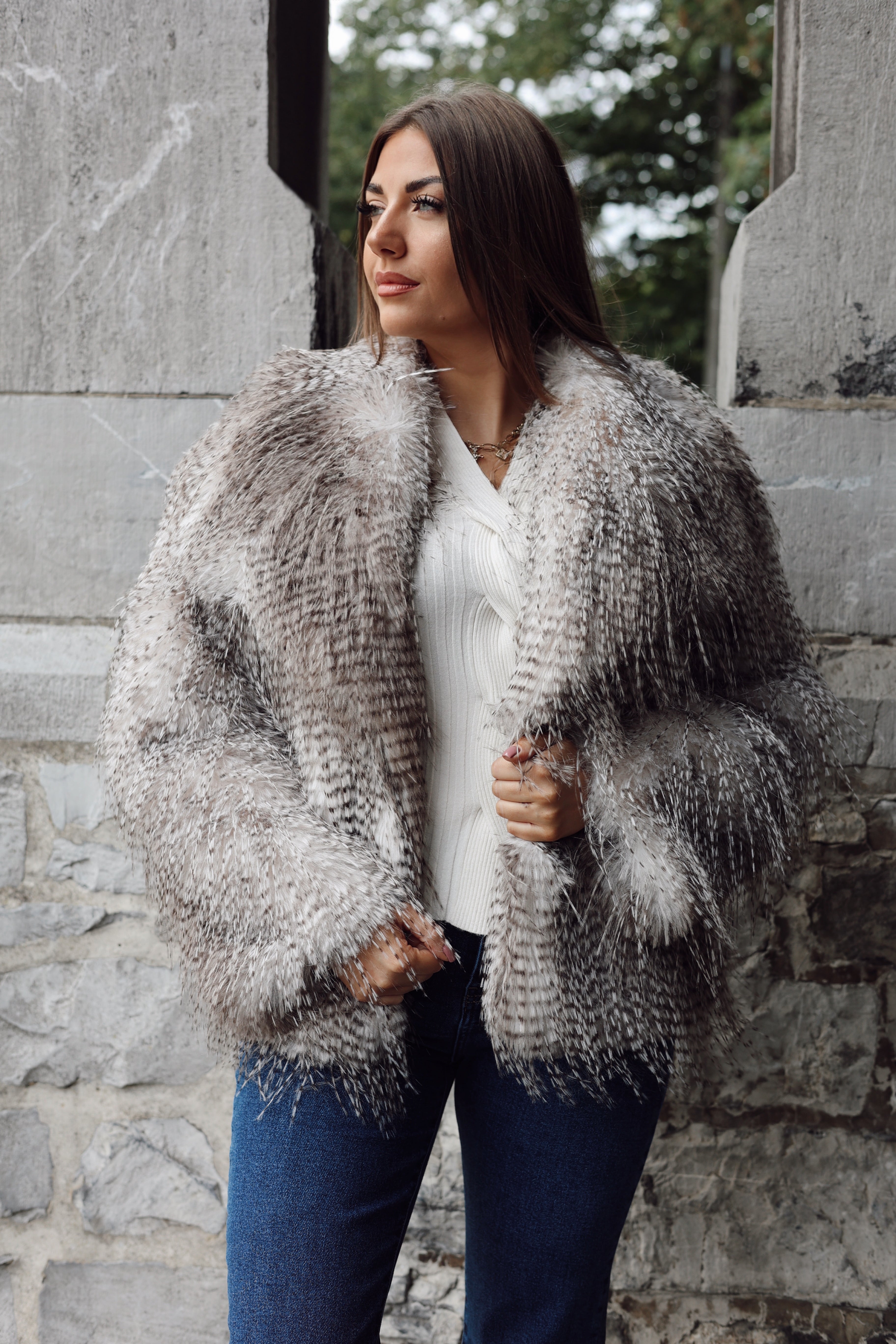 MANTEAU EN FOURRURE STEFANI