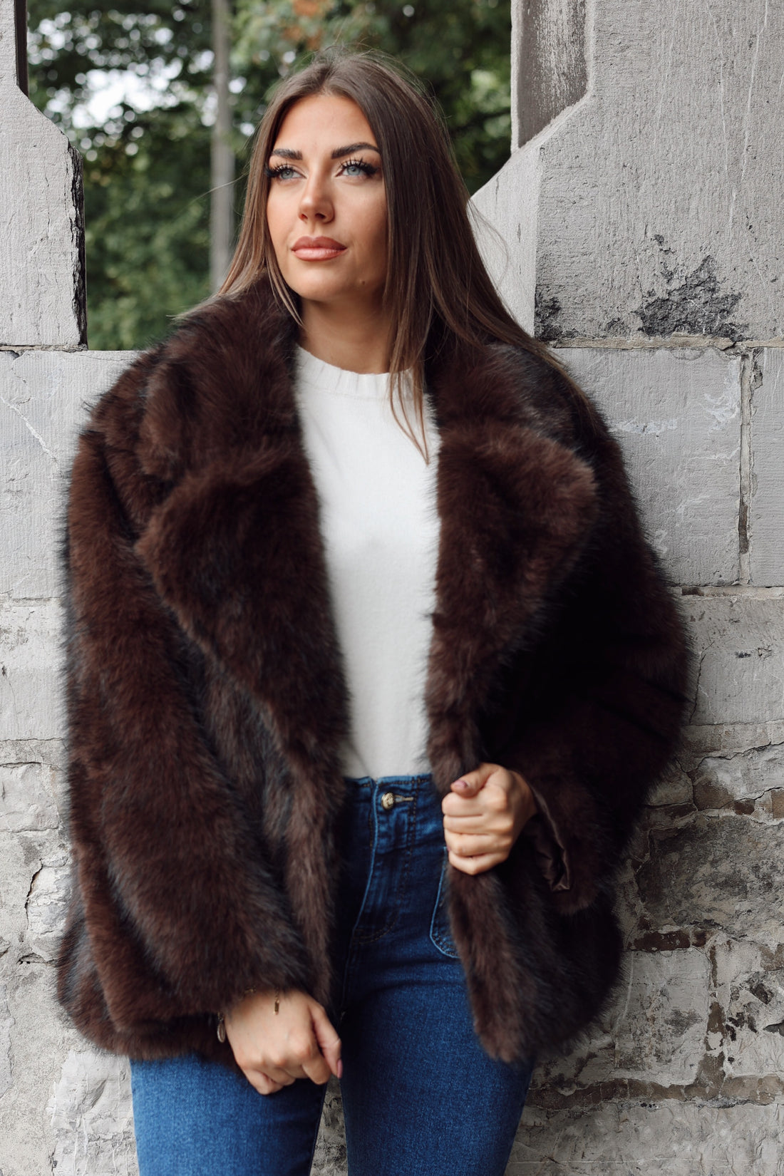 MANTEAU EN FOURRURE CORINE