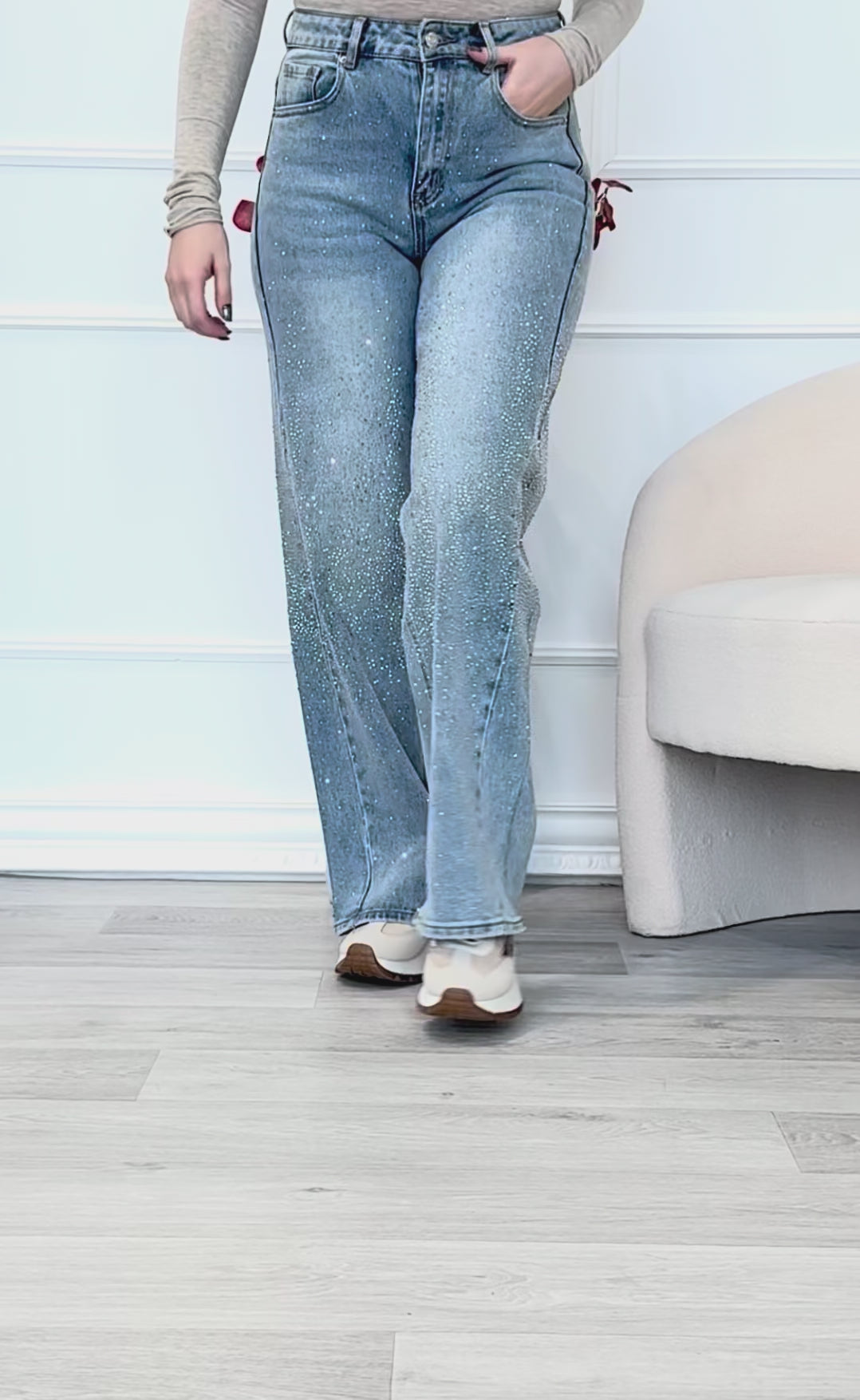 JEANS STRASS
