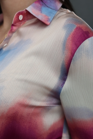 6617 SATIN BLANC ROSE BLEU